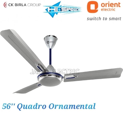 Picture of Orient Quasar Ornamental 56" Ceiling Fan - Silver