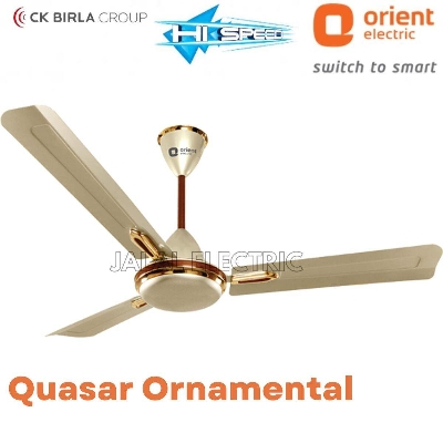 Picture of Orient Quasar Ornamental 56" Ceiling Fan (Metallic Ivory Cherry) - Off White