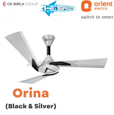Picture of Orient ORINA FAN (1200 mm)- Pearl White Black - Silver