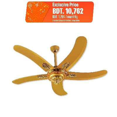 Picture of PAK Punjab SUPER Storm gold 56″ Ceiling Fan (5 Blade)