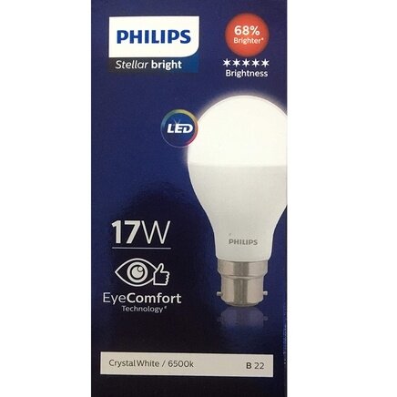 Picture of Philips StellarBright 17W 1700lm B22(Pin Type) 6500K A67 Cool Day Light - White