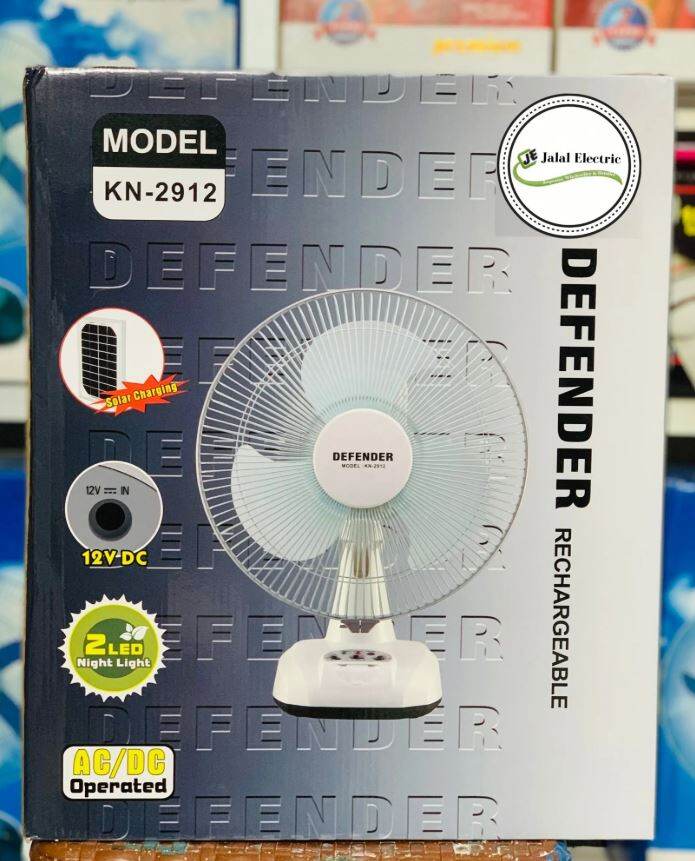 Picture of Rechargeable Fan Defender / kennede (12") 2912 (Imported) - White