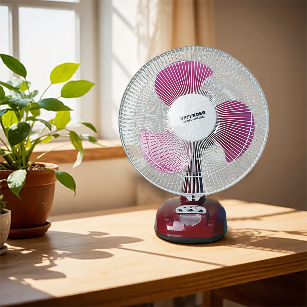 Picture of Rechargeable Fan Defender / kennede (12") 2912 (Imported) - White