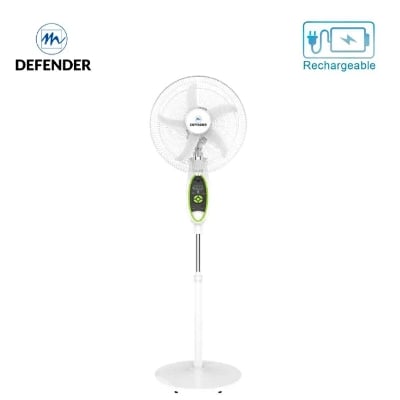 Picture of Defender 16" Rechargeable Stand Fan MCF-2936HRS with Remote Controller - Multicolor