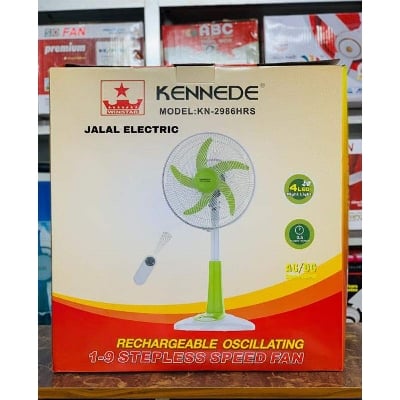 Picture of Rechargeable Fan 16" Defender / Kennede 2986HRS (Warranty: 1 Year) - Multicolor