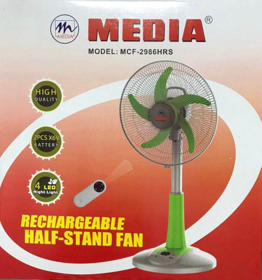 Picture of Defender/Kennede 16" Rechargeable Fan MCF-2986HRS with Remote Controller