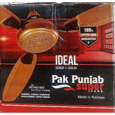 Picture of Pak Punjab 56 Inch Ideal Model Ceiling Fan -Made in Pakistan - Gold