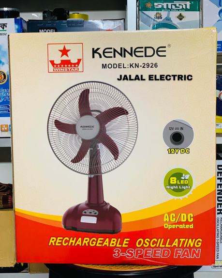 Picture of Kennede Rechargeable Fan KN-2926 16"