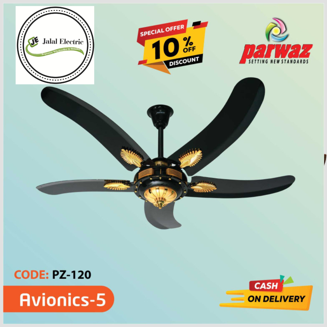 Picture of PARWAZ 56'' AVIONICS 5 BLADE CEILING FAN