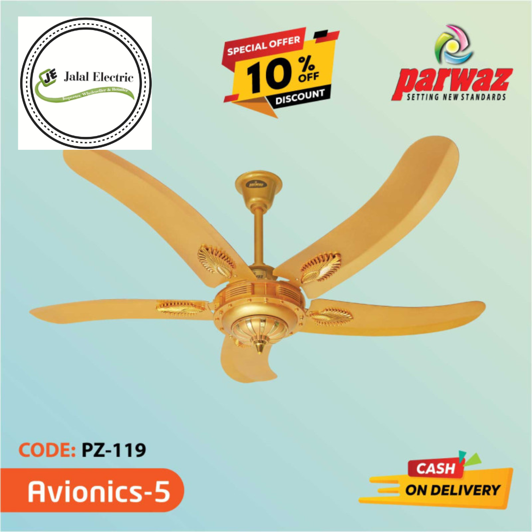 Picture of PARWAZ 56'' AVIONICS 5 BLADE CEILING FAN