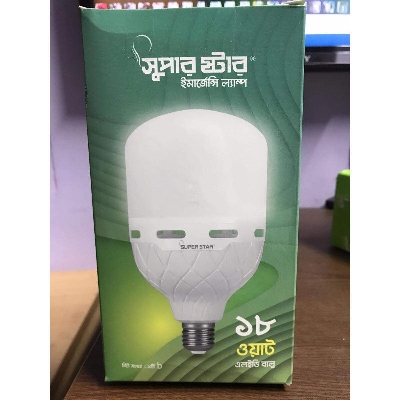 Picture of SUPER STAR Emergency LED Smart Bulb 18 Watt B22 (Pin) - White