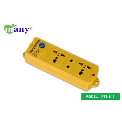 Picture of Multiplug Many Customized Cable Heavy Duty 3 Port MTS-613 - Yellow