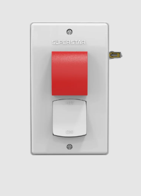 Picture of SUPER STAR MAIN SWITCH 32A (BODY – PLASTIC) - White