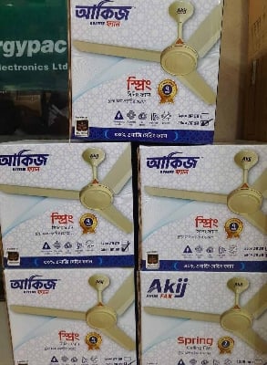 Picture of Akij Ceiling Fan 56 Inch Spring Model 320 rpm, 65w, 07 Years Replacement Guarantee - Off White