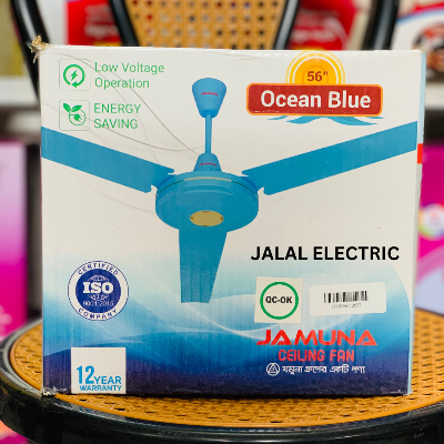 Picture of Jamuna Super Deluxe Ceiling Fan 56″ Ocean Blue - OCEAN BLUE