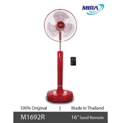 Picture of Mira 16″ Stand Fan M-1692 Remote Control - Multicolor