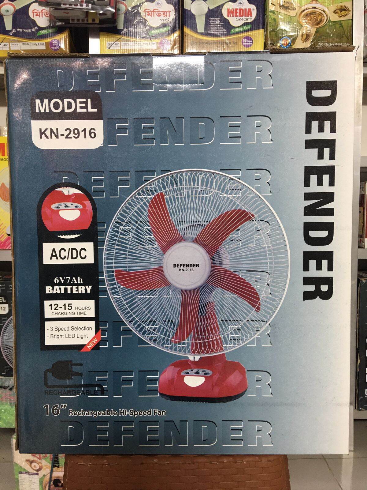Picture of Rechargeable Fan Defender / kennede (16") 2916 (Imported)