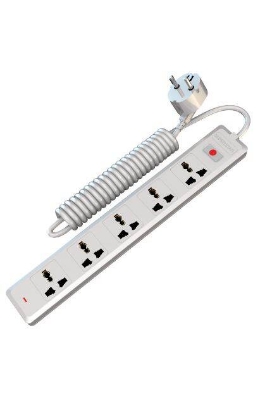 Picture of Super Star Smart Extension Socket 2 PIN 5 Socket - White