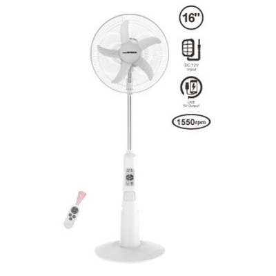 Picture of Rechargeable Fan Defender / Kennede NH-5926HR 16" (Warranty: 1 Year) Official Imported - White