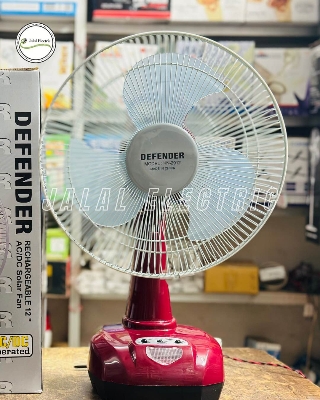Picture of Defender Rechargeable Fan (12") 2912-7.0Ah bettery (High Quality Imported) - Multicolor