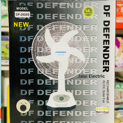 Picture of Defender Rechargeable Fan DF-2926S 16" (Made In China) - Multicolor