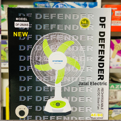 Picture of Defender Rechargeable Fan DF-2926S 16" (Made In China) - Multicolor