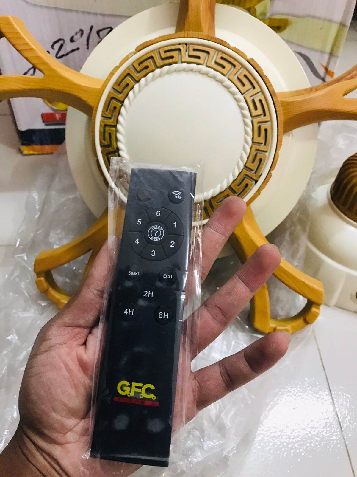 Picture of GFC BLDC Remote Control Glamour Model 30w Ceiling Fan - Off White