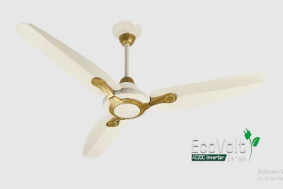 Picture of GFC Solar Superior Model Ceiling Fan 56 Inch Remote Control (AC+DC) - Off White