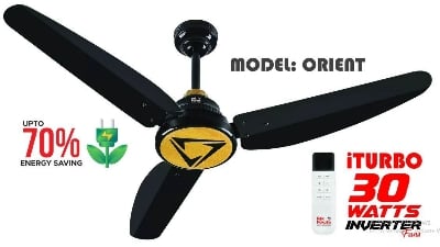 Picture of Pak Punjab iTurbo 30 Watts Inverter Fan Orient Model