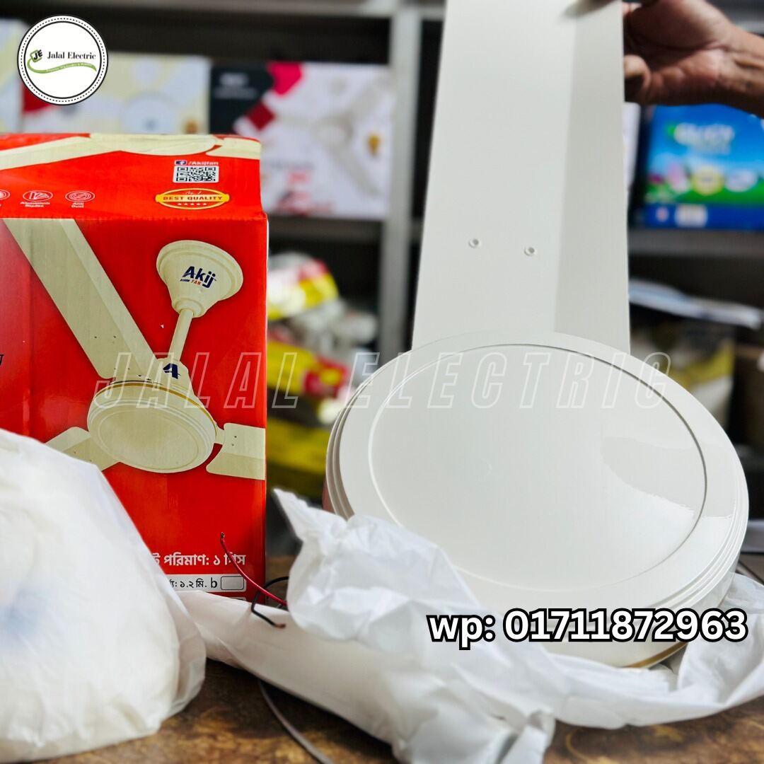 Picture of Akij Step Model 56 Inch Ceiling  Fan - Off White