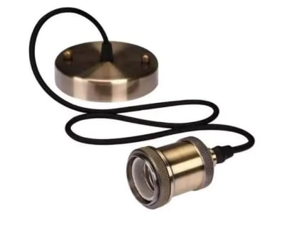 Picture of IndustrialLamp Holder Simple Hanging Lights - Black