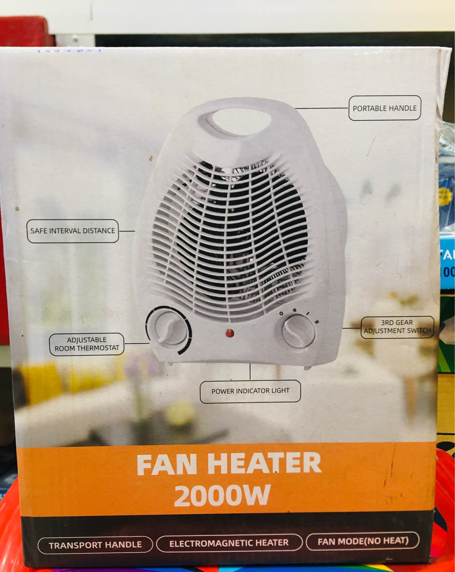Picture of Original China Electric Room Heater (Imported) 2000w - White