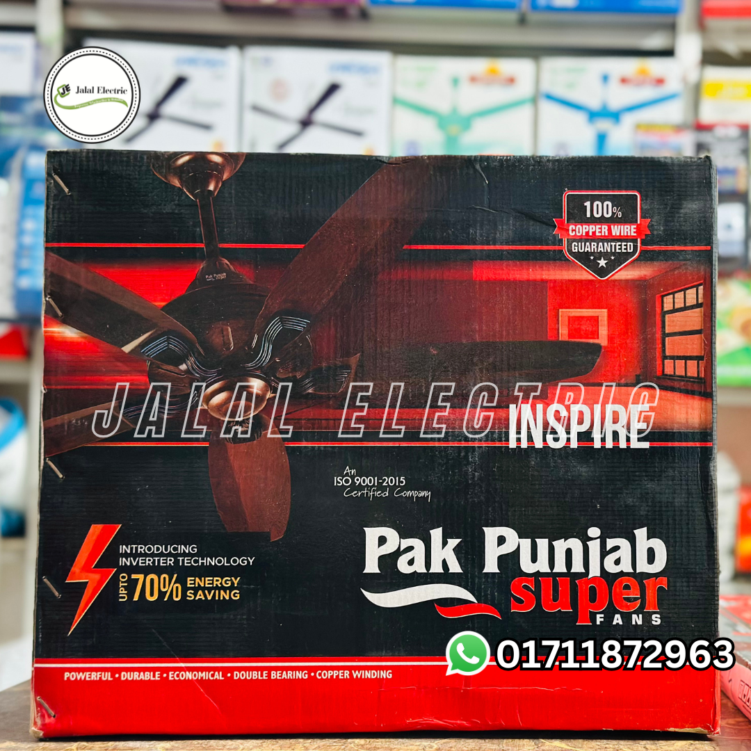 Picture of Pak Punjab Inspire Model Inverter ACDC Remote Control BLDC 56 Inch Ceiling Fan