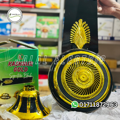 Picture of Kashmir Gold Signature Black Colour 56" Ceiling Fan- 3 Blades (10 Years Repless Warranty) - Black