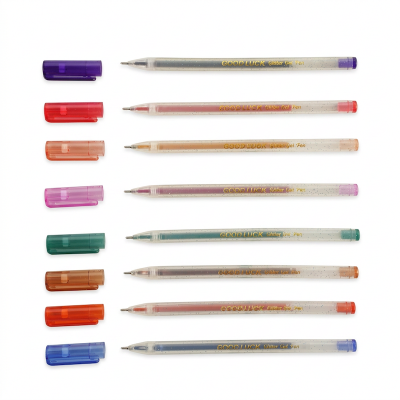 Picture of Good Luck Glitter Gel Pen - 8 Pcs Pouch