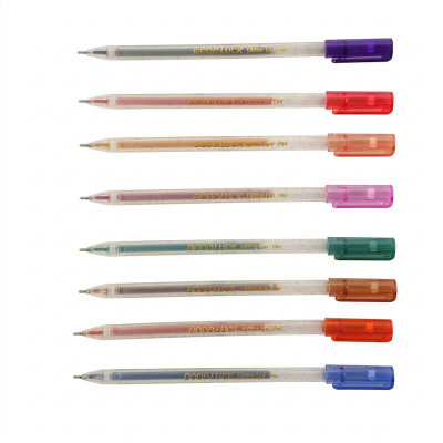 Picture of Good Luck Glitter Gel Pen - 8 Pcs Pouch