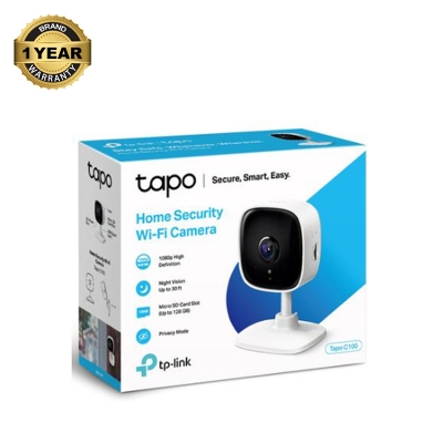 Picture of TP-Link Tapo C100 (3.3mm) (2.0MP) Home Security Wi-Fi IP Camera