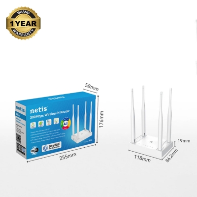 Picture of Netis W4 300 Mbps Ethernet Single-Band Wi-Fi Router