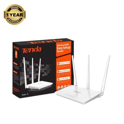 Picture of Tenda F3 300 Mbps Ethernet Single-Band Wi-Fi Router