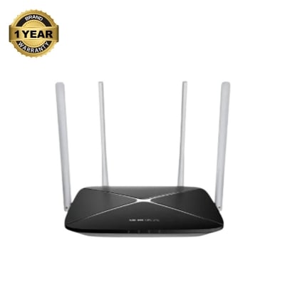 Picture of MERCUSYS AC12 AC1200 Dual Band Wireless Router (4 Antenna)