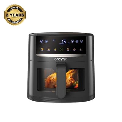 Picture of oraimo Digital Air Fryer 5L (OAF-521A) - Healthy Oil-Free Multi-Cooker - 360° Hot Air Circulation Technology - High Power Oven