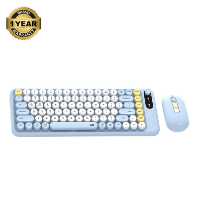 Picture of Fantech Go Mochi 85 WK898 Blue Wireless Keyboard & Mouse Combo