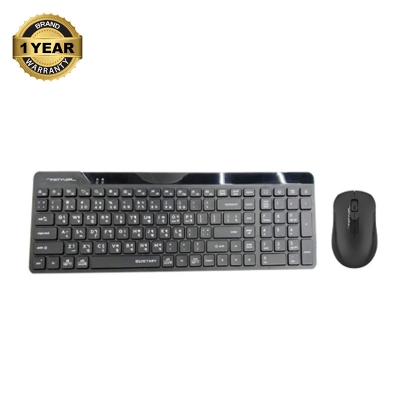 Picture of A4TECH FG2300 Air2 Fstyler Black Wireless Keyboard & Mouse Combo with Bangla