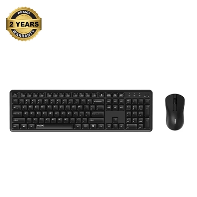 Picture of Rapoo X2100 Wireless Black Optical Keyboard & Mouse Combo