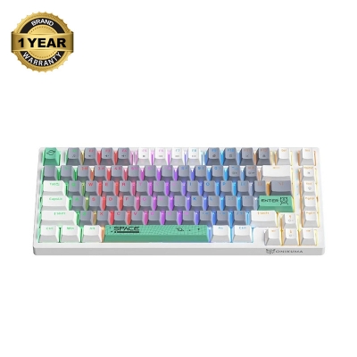 Picture of ONIKUMA G52 RGB Wired (TEA AXIS Switch) Grey-White Mechanical Gaming Keyboard