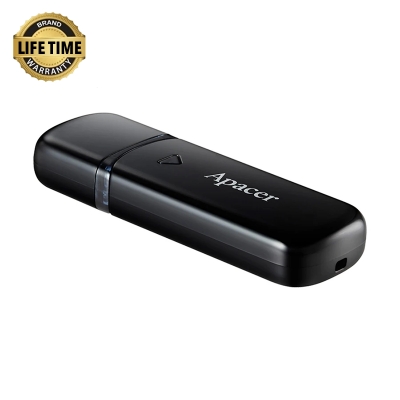 Picture of Apacer AH355 128GB USB 3.2 Mysterious Black Pen Drive #AP128GAH355B-1