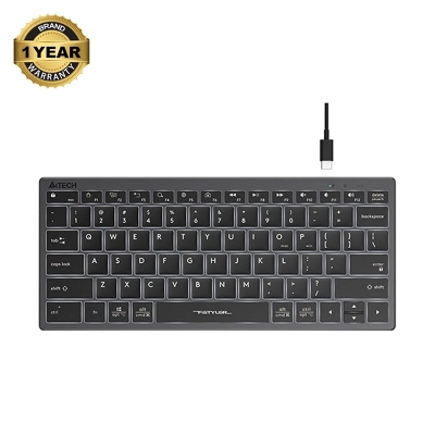 Picture of A4TECH FX61 Mini FStyler Grey Wired Keyboard