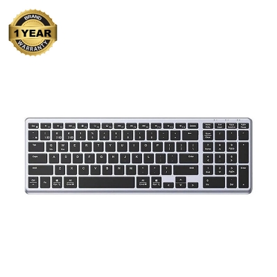 Picture of UGREEN KU005 (15258) Ultra Slim Dual Mode Bluetooth Black & Gray Keyboard
