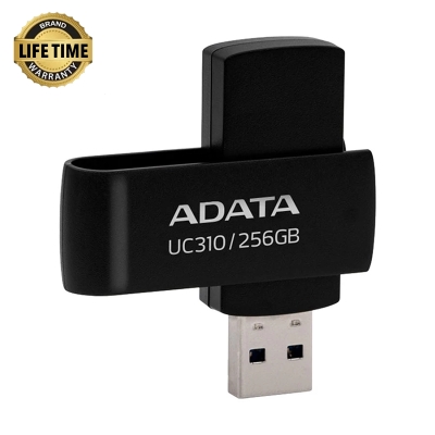 Picture of ADATA UC310 256GB USB 3.2 Black Pen Drive #UC310-256G-RBK