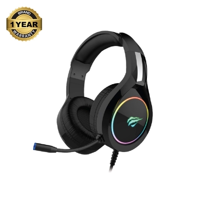 Picture of Havit H2232d 3.5mm Audio Jack+USB Black Gaming Headphone with Microphone